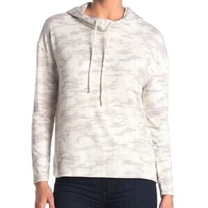 Workshop Medium Drop Shoulder Long Sleeve Camo Hoodie NWT $58